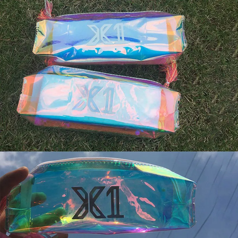 K-POP X1 QUANTUM LEAP FLASH ONT IT Fly High X1 лазерный чехол для карандашей Прозрачный чехол для ручек KIM WOO SEOK KIM YO HAN