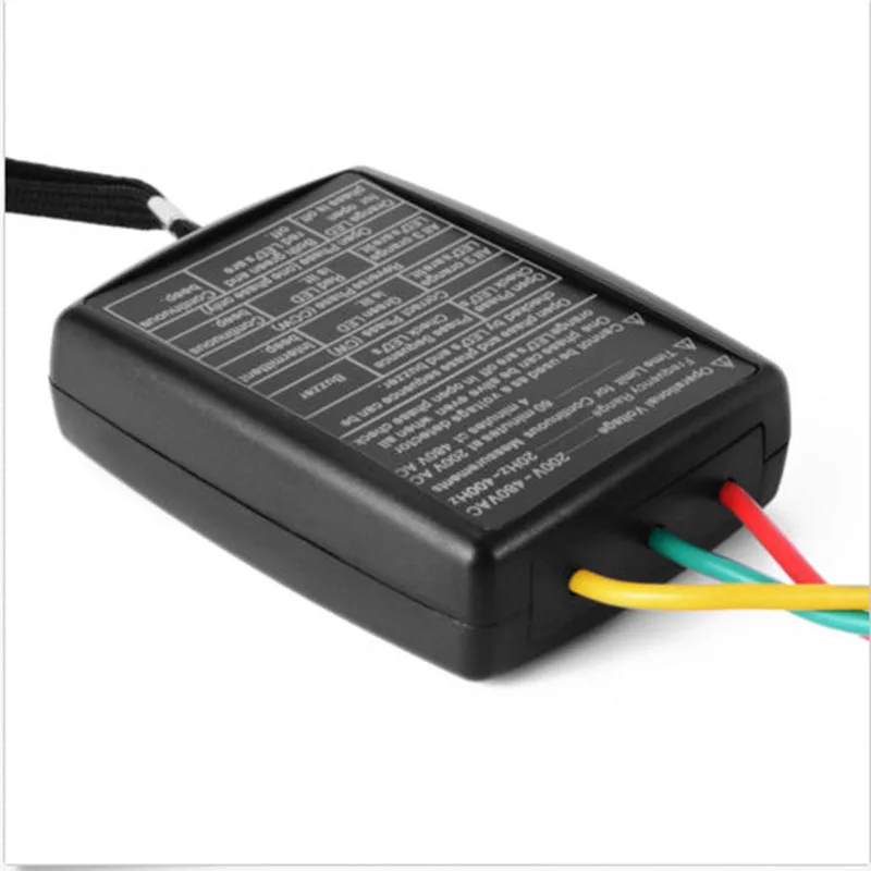 1 шт. Smart Digital 3 чередования фаз индикатор тестер 200~ 480V детектор проверки метр светодиодный+ зуммер инструментов для использования на открытом воздухе