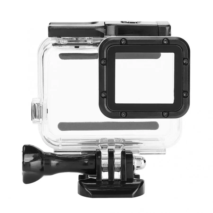 Экшн-камера водонепроницаемый корпус Чехол сенсорный экран крышка для Gopro Hero 7 серебряный белый Спортивная камера