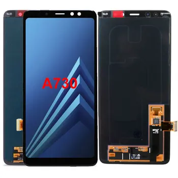 

Super AMOLED display LCD Screen for SAMSUNG Galaxy A8 Plus 2018 A730 A730F Display Touch Digitizer Replacement TFT