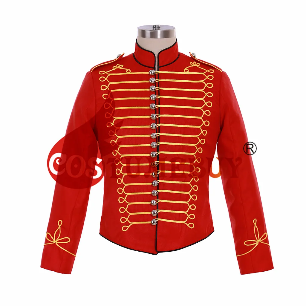 CostumeBuy Майкл Джексон белая куртка Косплей Костюм MJ Военная сценическая куртка костюм L920