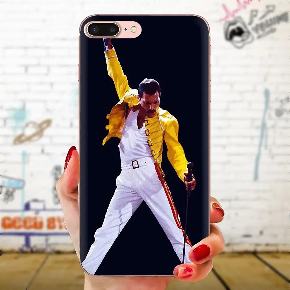 Мягкий ТПУ чехол Freddie Mercury для Huawei Honor Mate 7 7A 8 9 10 20 V8 V9 V10 V30 P40 G Lite Play Mini Pro P Smart|Бамперы|