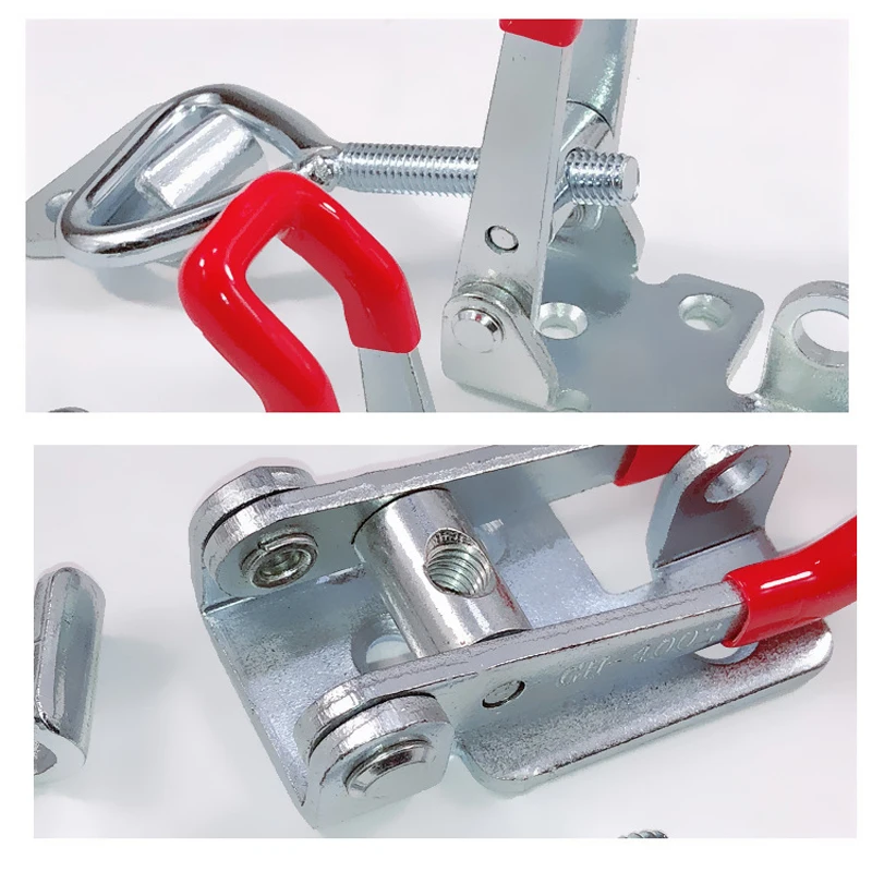 2pcs Toggle Latch Catch Toggle Clamp Adjustable Cabinet Boxes Lever Handle Lock Hasp For Sliding Door Furniture Hardware furniture hardware toggle latches decorative latches