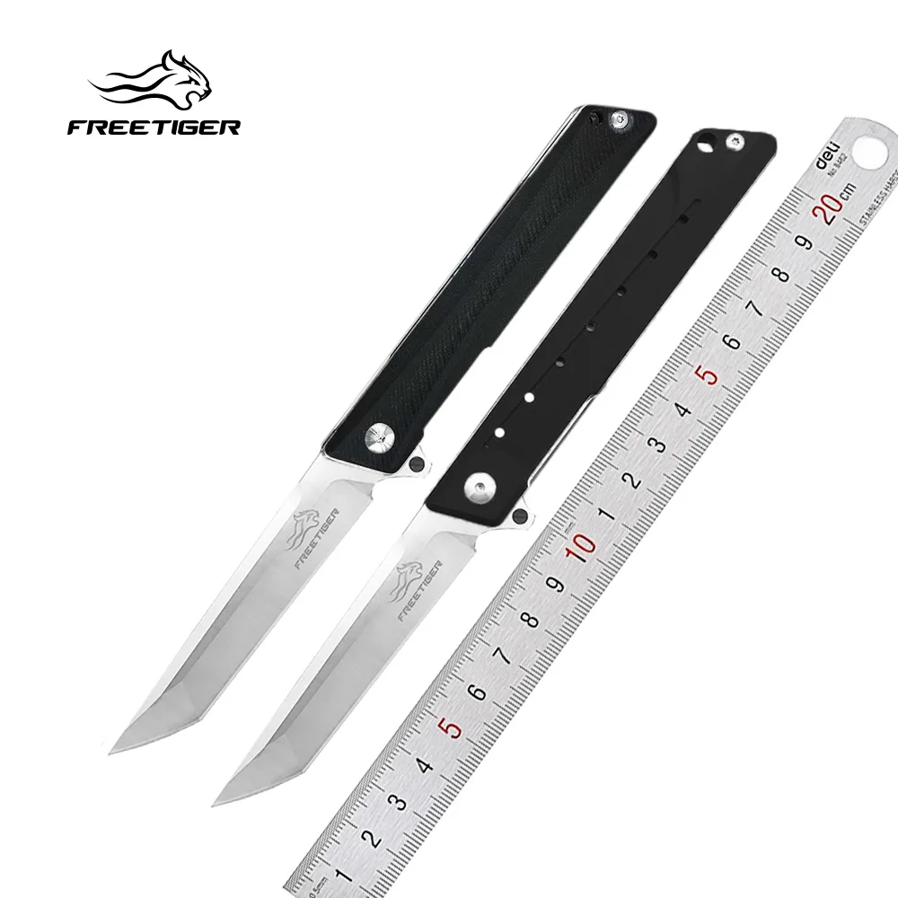 Складной нож FREETIGER FT902 D2 Клинок рукоятка G10 шариковый подшипник портативный