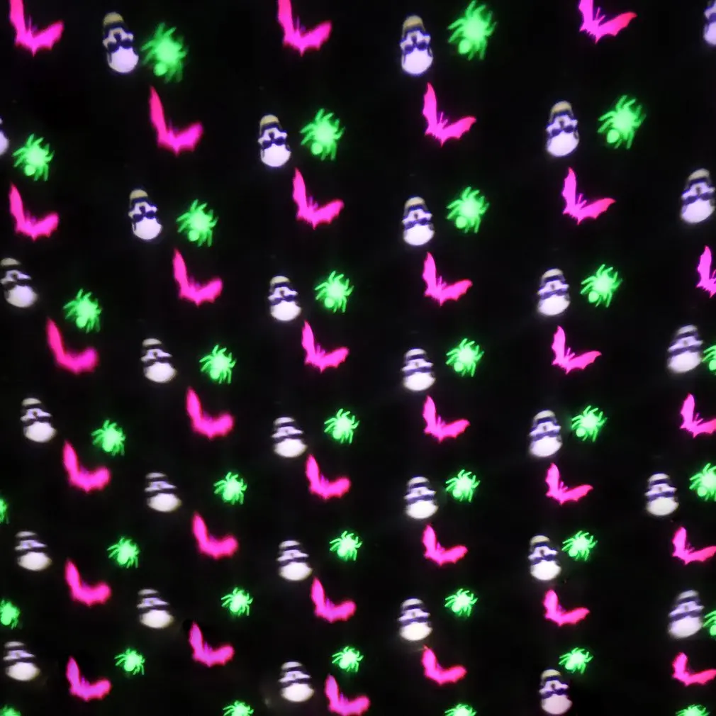 Праздничная проекционная лампа Светодиодная Рождественская проекционная лампа на Хэллоуин Hd узор праздничное украшение газон садовая
