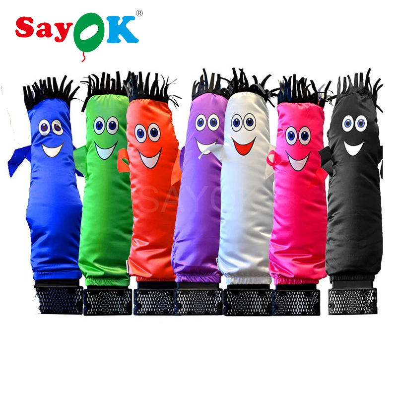 60cm(2ft) Tall Mini Inflatable Desktop Sky 2pcs Air Dancers Dancing Man