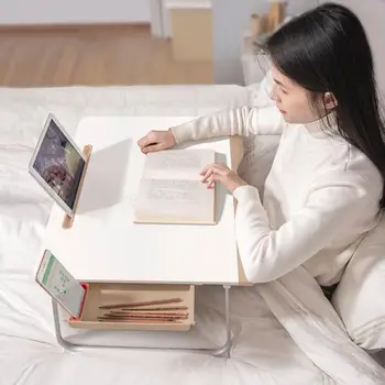 

Multifunctional Reading Table Lazy Stand Students Use Children To Learn To Head Up Simple Tatami Computer Stand Folding Desk Hou