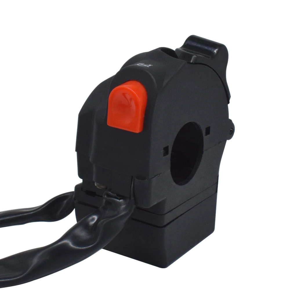 12V мотоциклов переключатель Мощность Предупреждение светильник Рог универсальная ручка переключателя для 7/" 22 мм руль для Yamaha