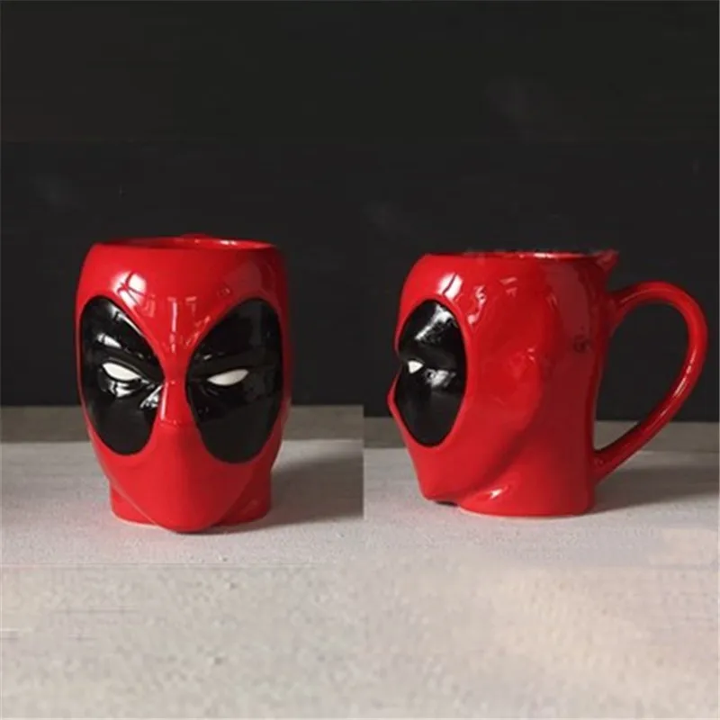 320 мл супер герой Железный человек паук 3D мультфильм чашка для воды Кофе Молоко чай керамическая кружка домашний офис Коллекция чашки фестиваль подарки - Цвет: 2