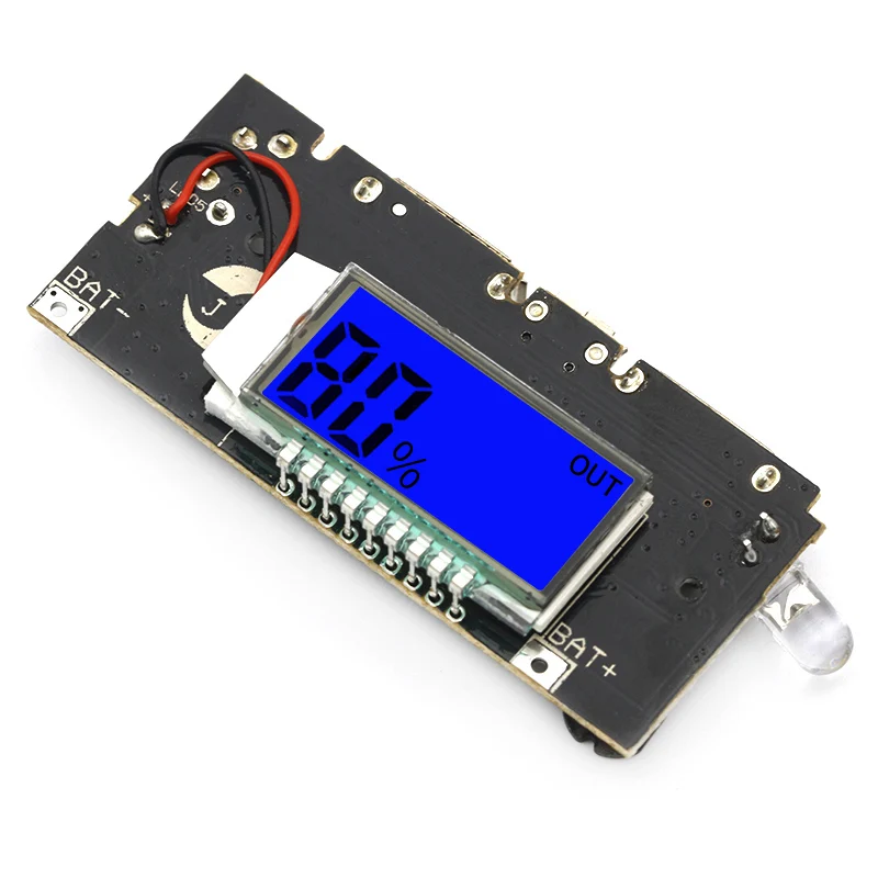 Автоматическая защита! Двойной USB 5V 1A 2.1A Мобильный Внешний аккумулятор 18650