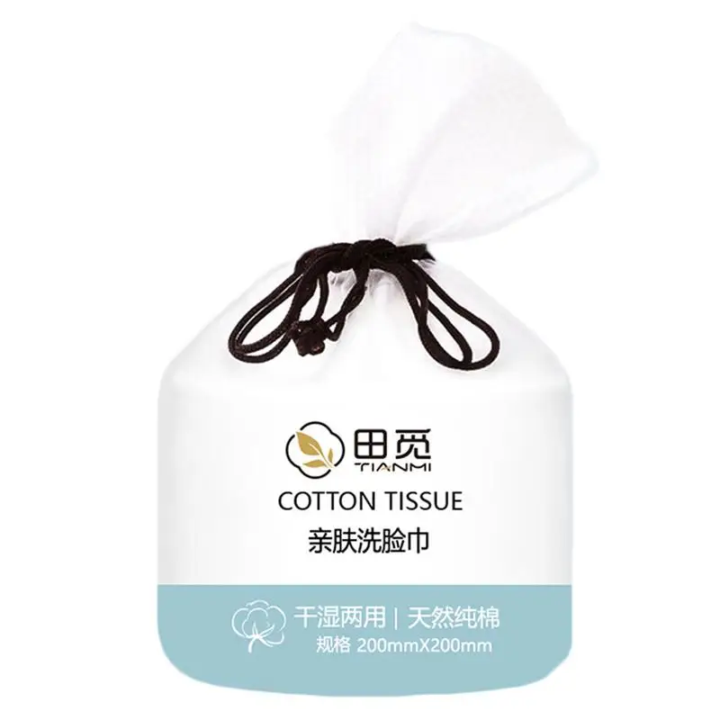 

1 Roll Of Disposable Face Washing Towel Soft Cotton Towel Wet And Dry Use Towel Facial Tissue Cleaning Towel For Home Travel