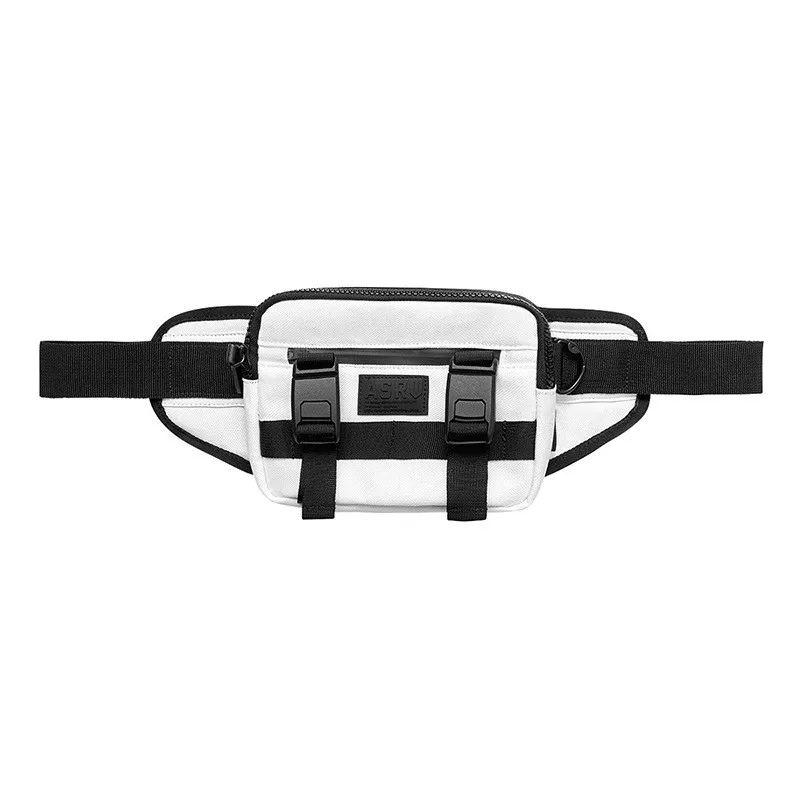 Многофункциональный Droppable Key Clothes поясные сумки для мужчин спортивный карман Мужская нагрудная сумка поясная сумка на плечо аксессуары для улицы - Цвет: White