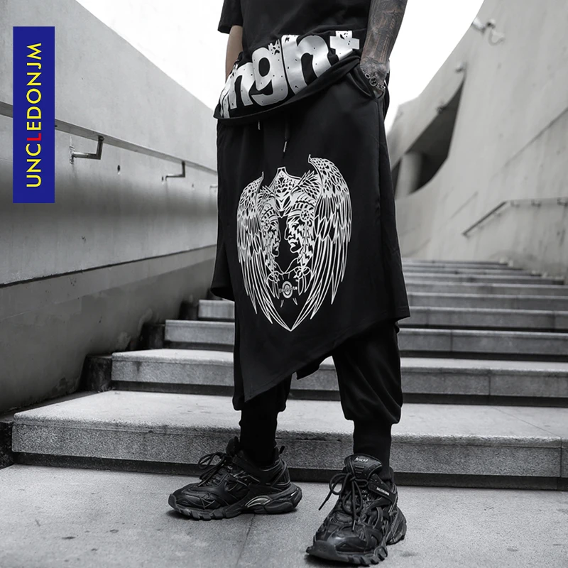 

UNCLEDONJM Japan Cargo Pants Men/Women Casual Jogger Fashion Tactical Trousers Harajuku Streetwea Harem Pants Pantskirt K821