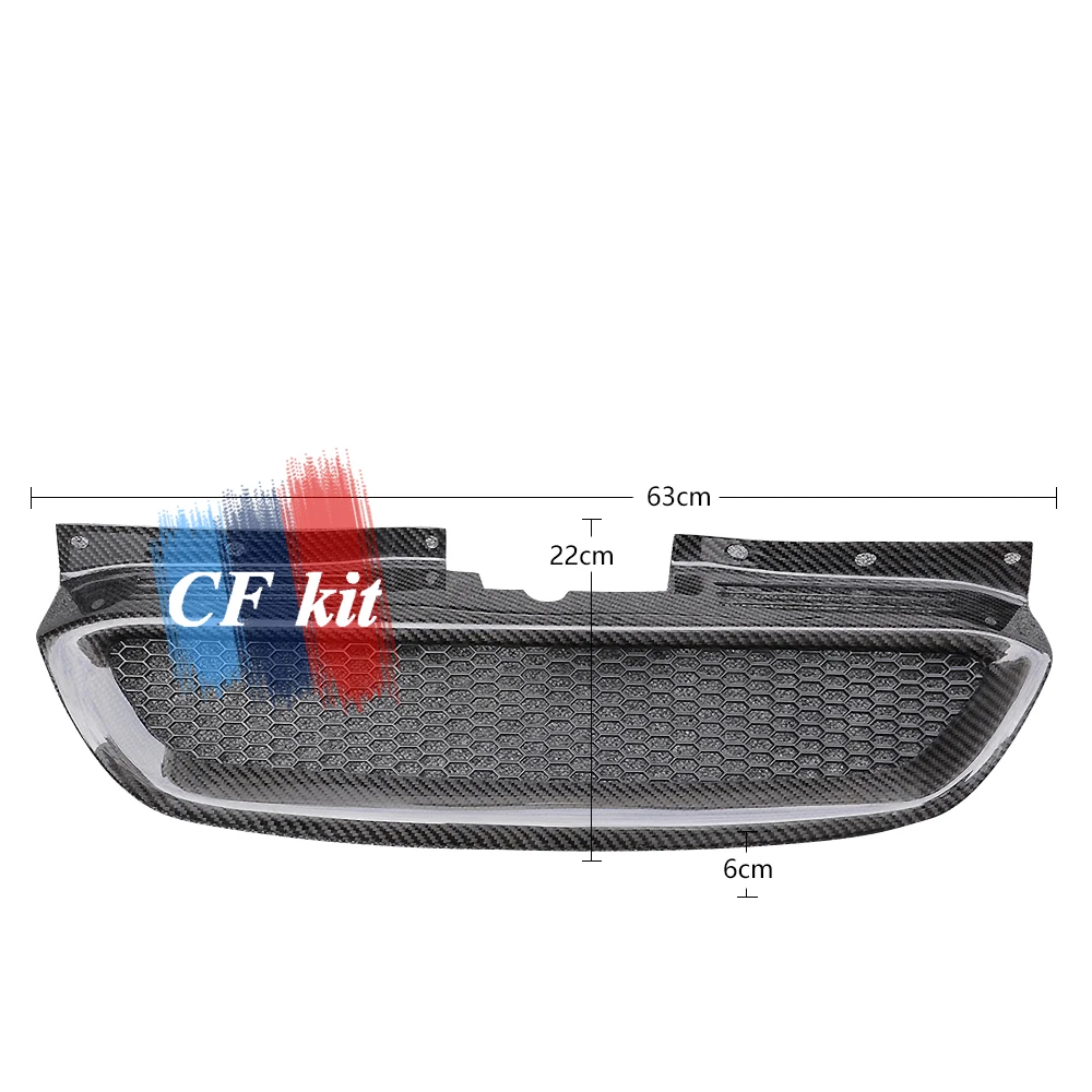 CF комплект RS Стиль настоящий карбоновый Fiebr гоночные грили для rohairs-Coupe 2009-2011 решетка крышка бака Стайлинг автомобиля