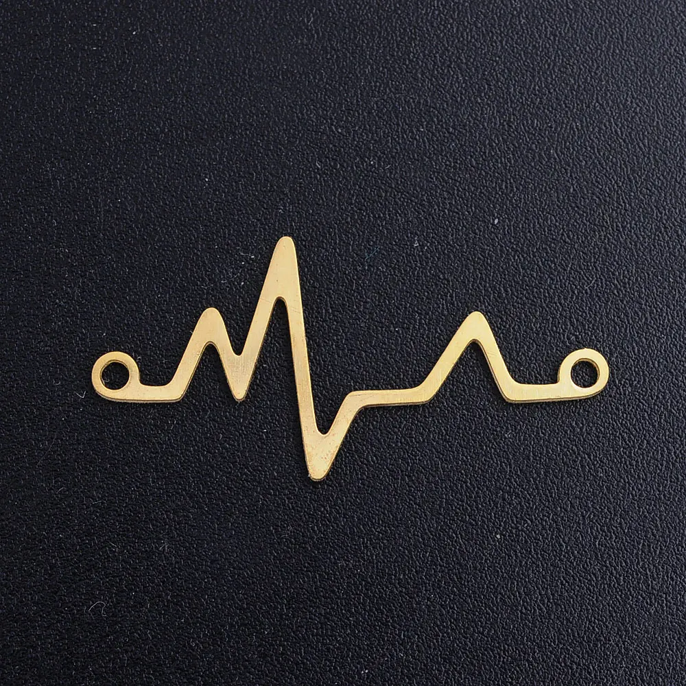 5 шт./лот сердцебиение из нержавеющей стали 316L сердечные ритмы EKG DIY соединитель