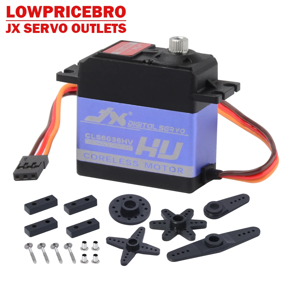 Coreless de jx Sobresselentes do Helicóptero de rc 35kg para Peças Servo Digital Cls6036hv