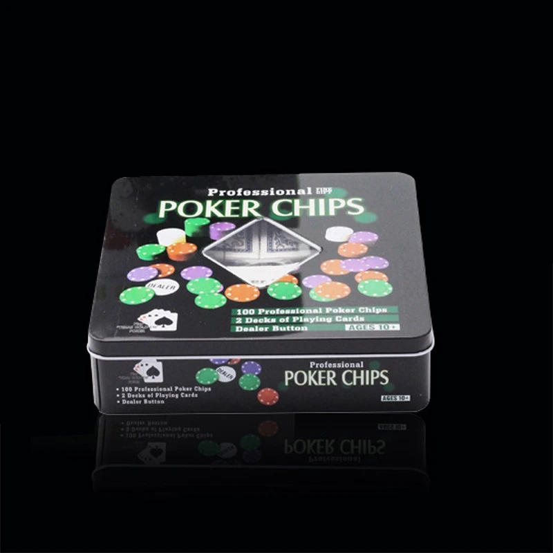 SEWS-Chip набор фишек для покера 100 фишек Техасский Холдем настольные фишки для покера