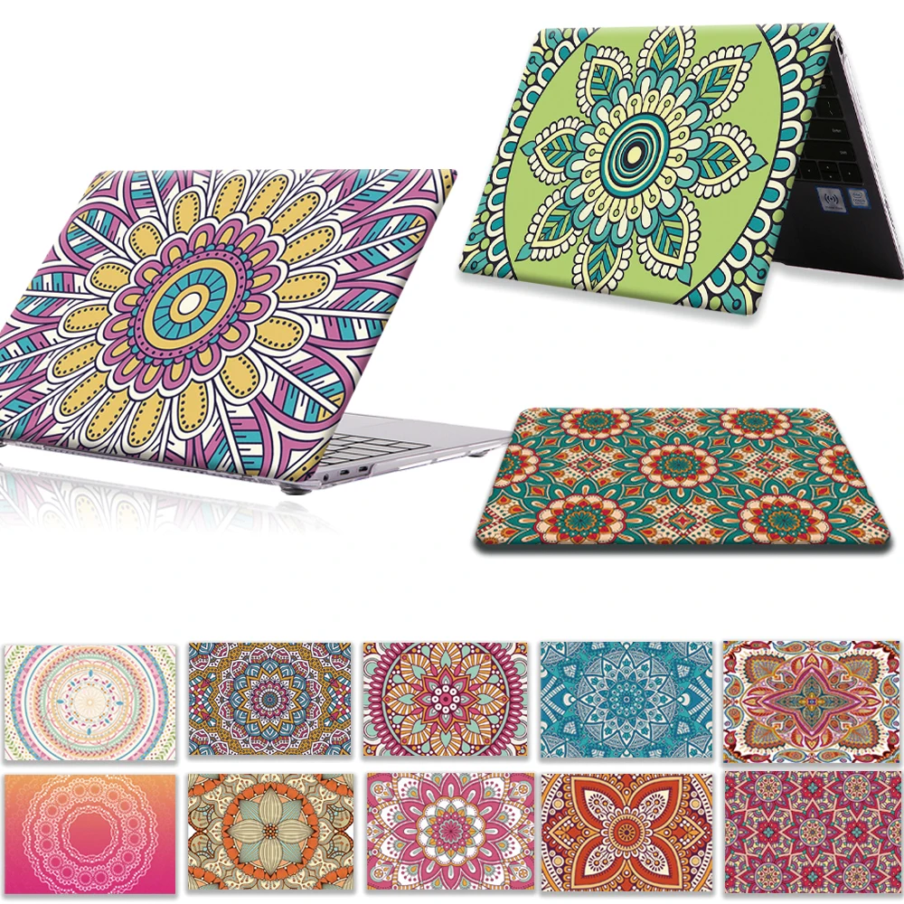 

Mandala Hard Shell Case Cover for HUAWEI MateBook 13 14/D 14 D 15/X Pro 13.9 Laptop Lightweight Durable Protective Shell