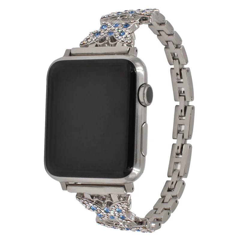 Ремешок для часов apple watch band 5 4 3 браслет для iwatch ремешок correa reloj 38 мм 40 мм 42 мм 44 мм cinturino женские наручные - Цвет ремешка: silver