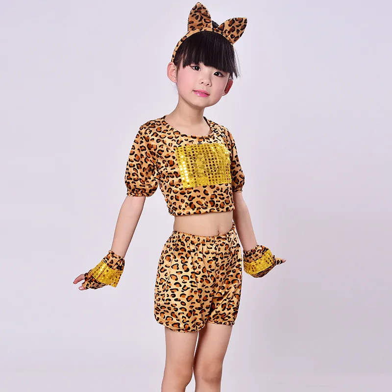 

Short in Size Packaging Children Animal Costume Persian Cat Kitty Performance Wear Maow Full Set