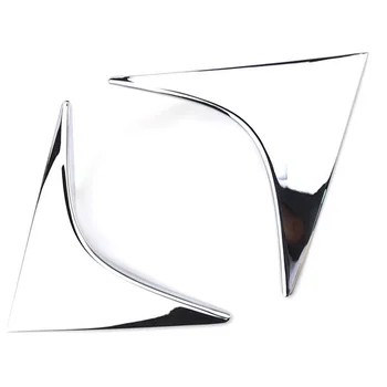 

For Mazda Cx-5 Cx5 2012 2013 2014 2015 2016 Chrome Rear Window Spoiler Side Wing Triple-cornered Cover Trim Molding Garnish Deco