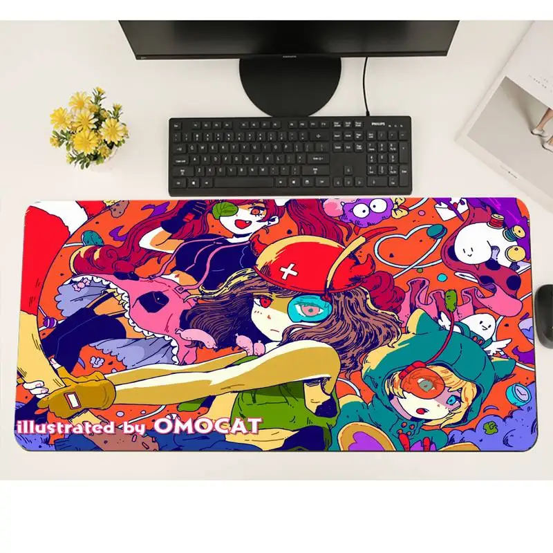 OMOCAT    콺 е, XL  ̸ Ʈ Ű, PC ũ Ʈ, Ÿ ̲  Ʈ е