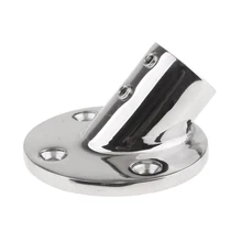 316 нержавеющая сталь 45 градусов Морская Лодка ручной рельс фитинг 7/" 22 мм