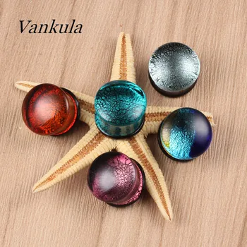 

Vankula12pcs wholesale Lots Ear Stretcher Expander Weights Piercing Body Jewelry Earring With Ribbon Grain