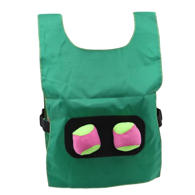 1Pc Kids Outdoor School Catch Pull Balls Games Activity Kindergarten Equipment Educational Toys Sports Vest Waistcoat