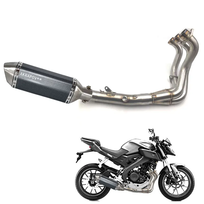 Выхлопная полная система для Yamaha MT-09 MT09 с выхлопом с DB killer выхлопной