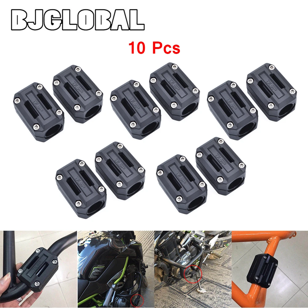

Motorcycle Engine Crash Bar Bumper Guard Protection Blocks For YAMAHA FZ8 FZ1 Fazer XSR 700 TDM 900 XVS 1100 FZ 6N 600 FJR 1300
