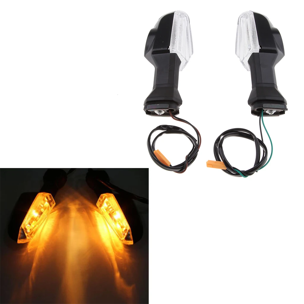 2 Pieces Motor LED Turn Signal Light Indicator Lamp for Kawasaki Ninja 300