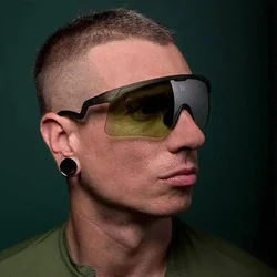 Men Polarized Sport Cycling Glasses Bicycle Eyewear UV400 Road Bike Goggles Windproof Women MTB Sunglasses