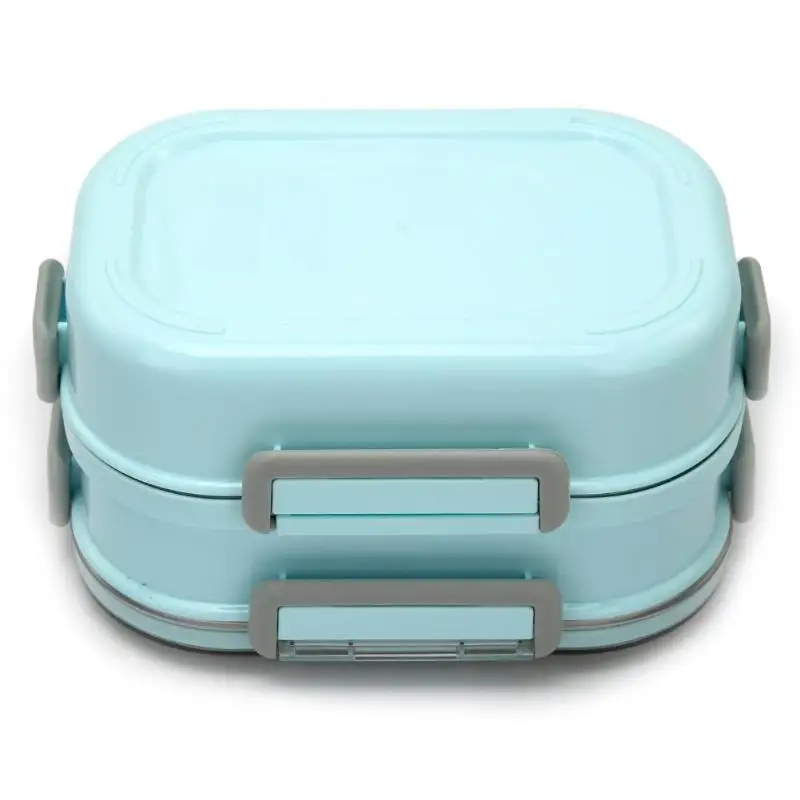 Картонный Ланч-бокс Bento из нержавеющей стали 304, герметичный детский студенческий портативный контейнер для хранения еды, набор посуды
