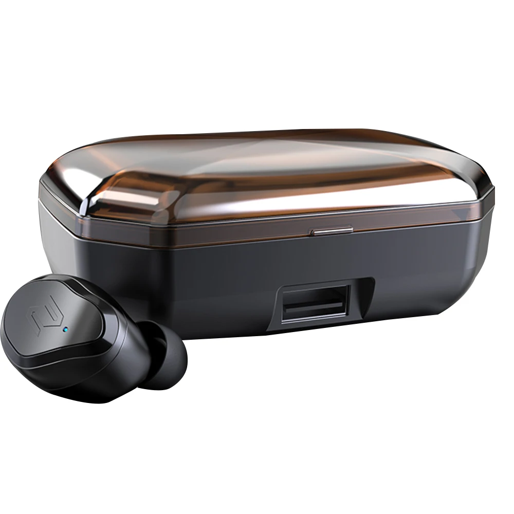 TWS V5.0 мини беспроводные Bluetooth наушники с сенсорным управлением IPX6 водонепроницаемые наушники Автоматическое Сопряжение с зарядным устройством 3000 мАч
