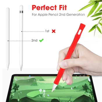 

Durable Accessories Sleeve Silicone Pouch Full-body Cap Tip Non-Slip Protective Case Tablet Touching Pen For Apple Pencil 2nd