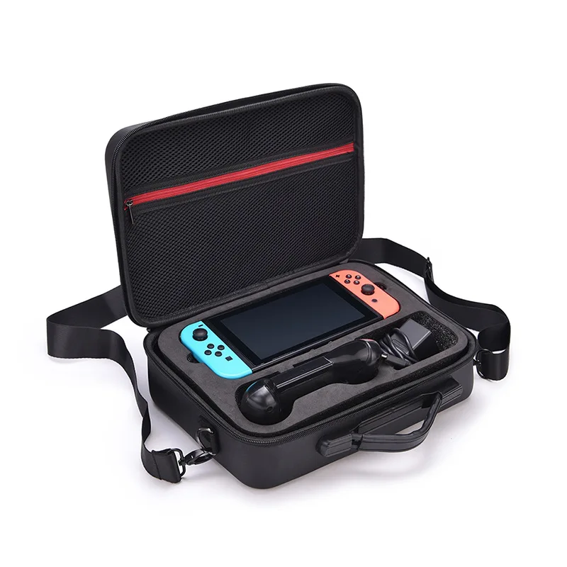 New NS Travel Carrying Case for Nintend Switch Waterproof Storage Bag with Shoulder Strap for Nintendo Switch Joy-Con Controller