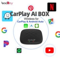 CarPlay – Mini boîtier Ai iPTV sans fil, Apple CarPlay, Android Auto, 4G LTE, Wifi, Youtube, Netflix, 128G, pour Volkswagen passat, Ford, Audi 