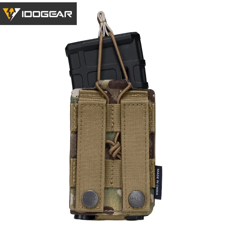 IDOGEAR Tactical LSR 556 Mag Pouch Singel Mag Carrier MOLLE Pouch Laser Cut Tool Bags 3566