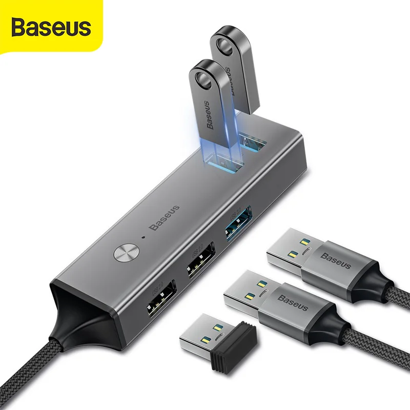 Разветвитель USB Baseus 5 портов 3 0 дюйма Type C|USB-хабы| |
