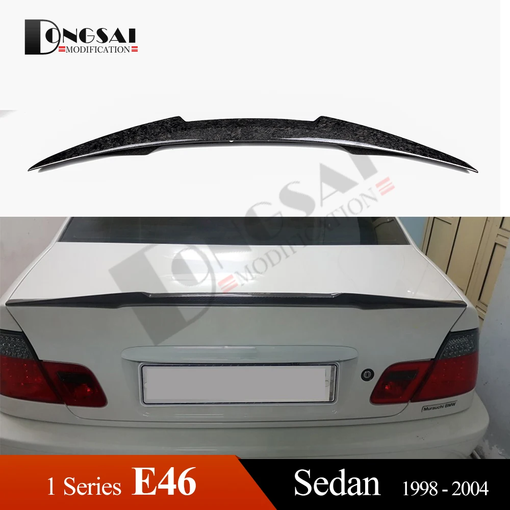 

for 3 series E46 Forged Carbon Fiber Spoiler Rear Dek Lid Wing Heckspoiler