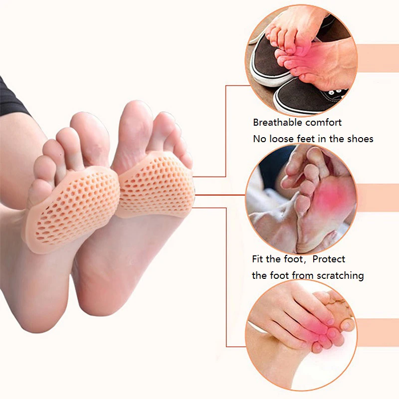 1 пара гелевых разделителей для пальцев ног Bunion Splint в форме улей подушки с