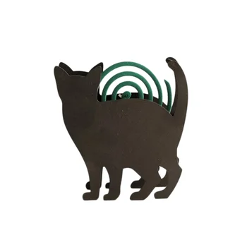 

Cat Shape Iron Mosquito Coil Holder Animal Mosquito Coil Bracket Ornaments