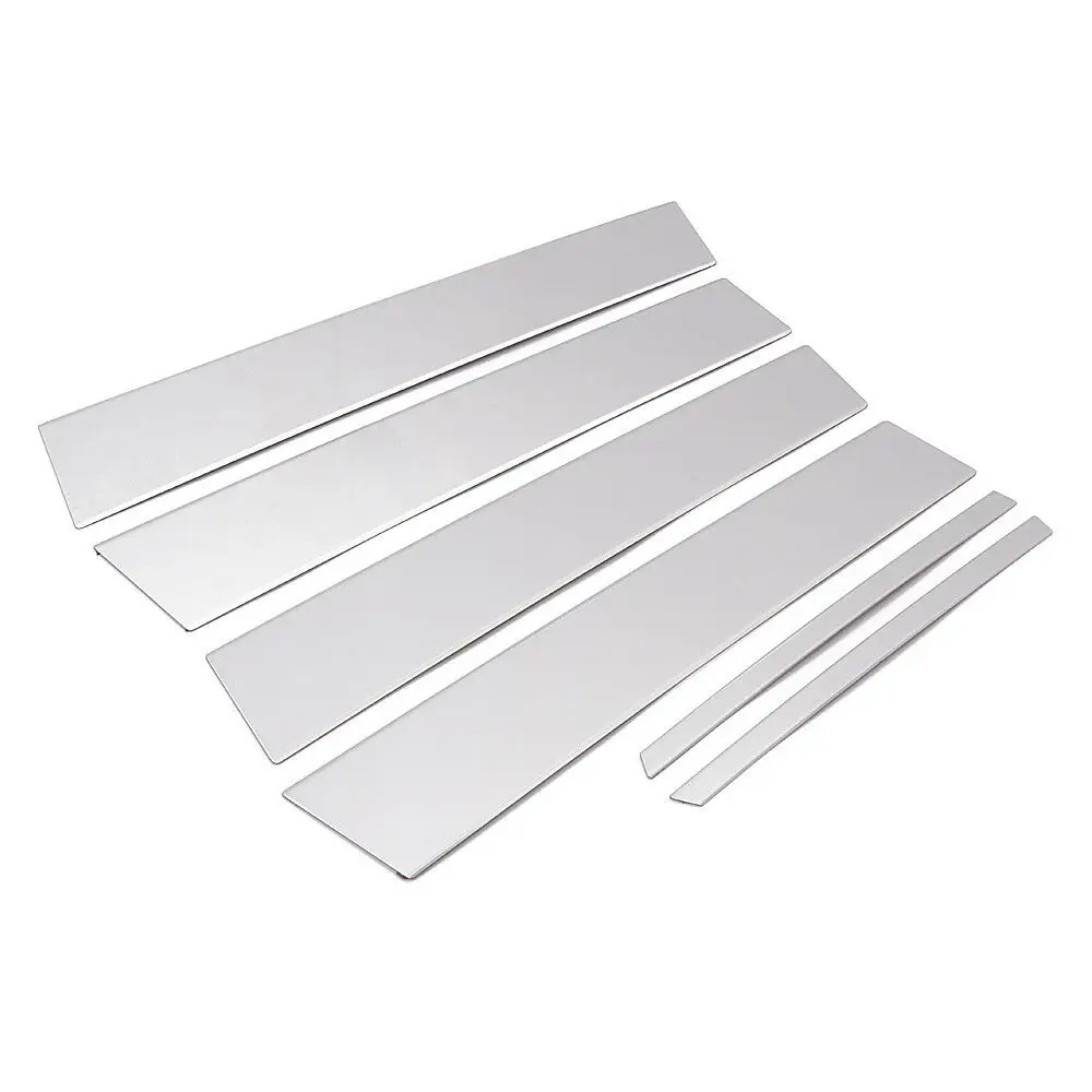 

For Toyota Corolla 2014-2018 Stainless Window Center Pillar Post Cover Trim 6pcs