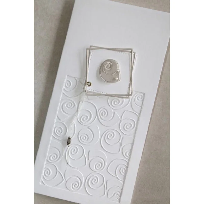 CH Snail Shell металлические режущие штампы 3D DIY Скрапбукинг углеродный острый ремесло штампы фото украшение для пригласительных открыток
