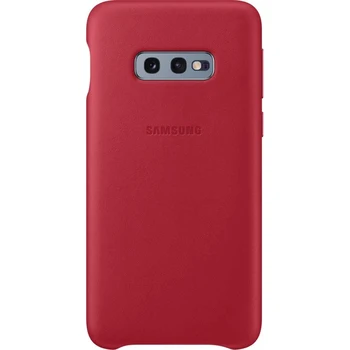 

Case (clip-case) Samsung leather cover, for Samsung Galaxy s10e, red, (ef-vg970lregru)