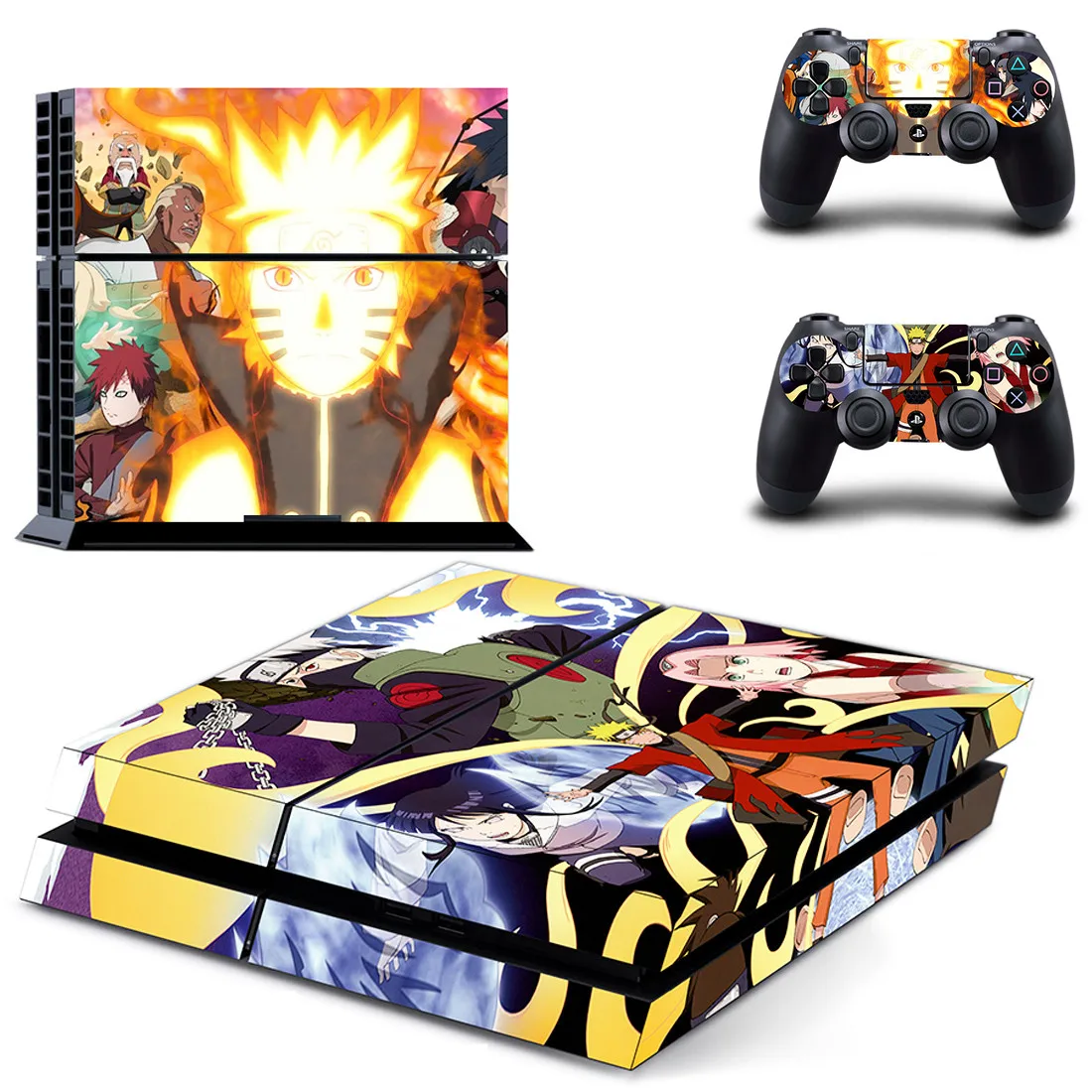 Аниме Наруто PS4 наклейка s Play station 4 кожа наклейки для playstation 4 PS4 консоли и контроллера Скины Виниловые