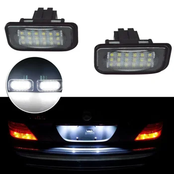 

Rear License Plate Light 1 pair Auto Interior Bulb For Mercedes-Benz W203 4D Sedan