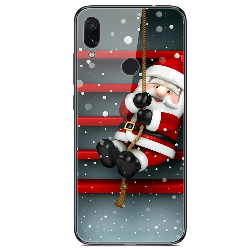 04 Рождественский чехол для телефона s для huawei Honor 20 Pro 8X Max 8A mate 20 Pro 10 P30 P20 Lite P Smart Z Plus Nova 3i чехол из закаленного стекла - Цвет: 04