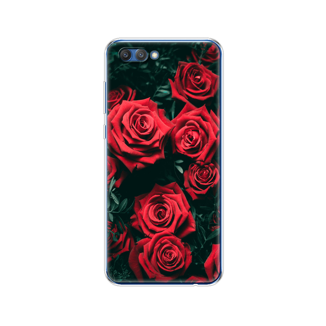 case for huawei honor V10 VIEW 10 soft tpu back phone cover for huawei honor 10 VIEW 10 Etui protective printing coque